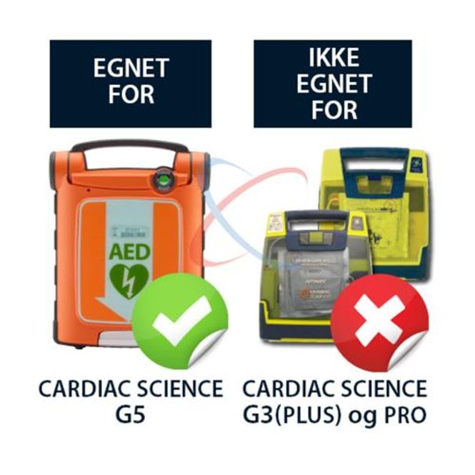 Hovedbilde Cardiac Science Powerheart G5 batteri