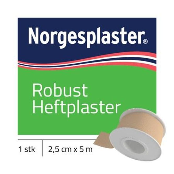 Hovedbilde Robust Heftplaster tekstil 4151 2,5cmx5m