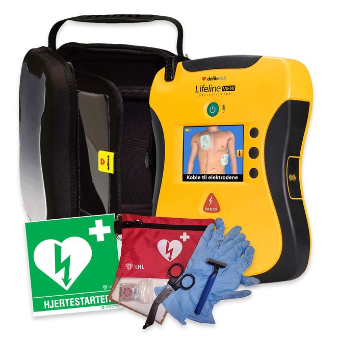 Hovedbilde LifeLine View hjertestarter pakke