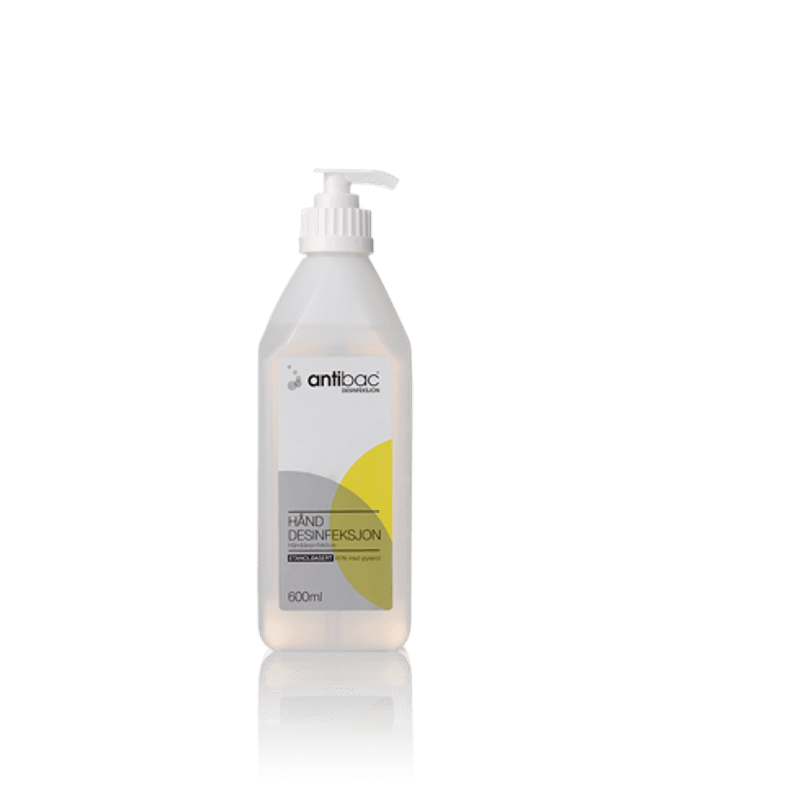 Hånddesinfeksjon Antibac 600ml 85% m/pumpe