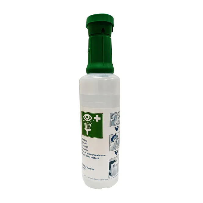 Hovedbilde Øyeskyll 500ml NaCl 0,9% B-Braun med veggfeste