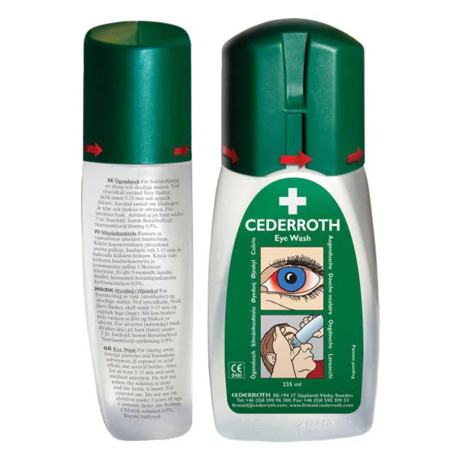 Hovedbilde Cederroth øyedusjflaske lommemodell 235ml