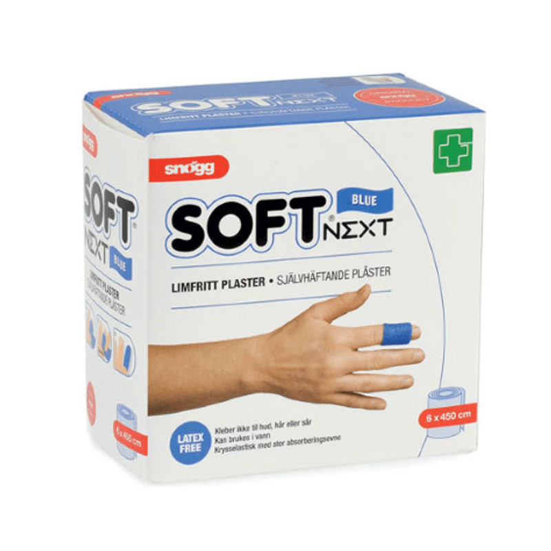 Soft NEXT 6cm x 4,5m - Blått 1stk