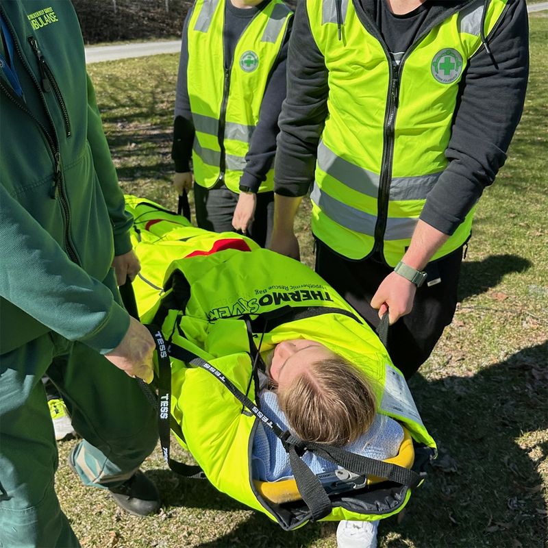 Thermosaver, Hypothermic Rescue Bag, High Wiz Gul