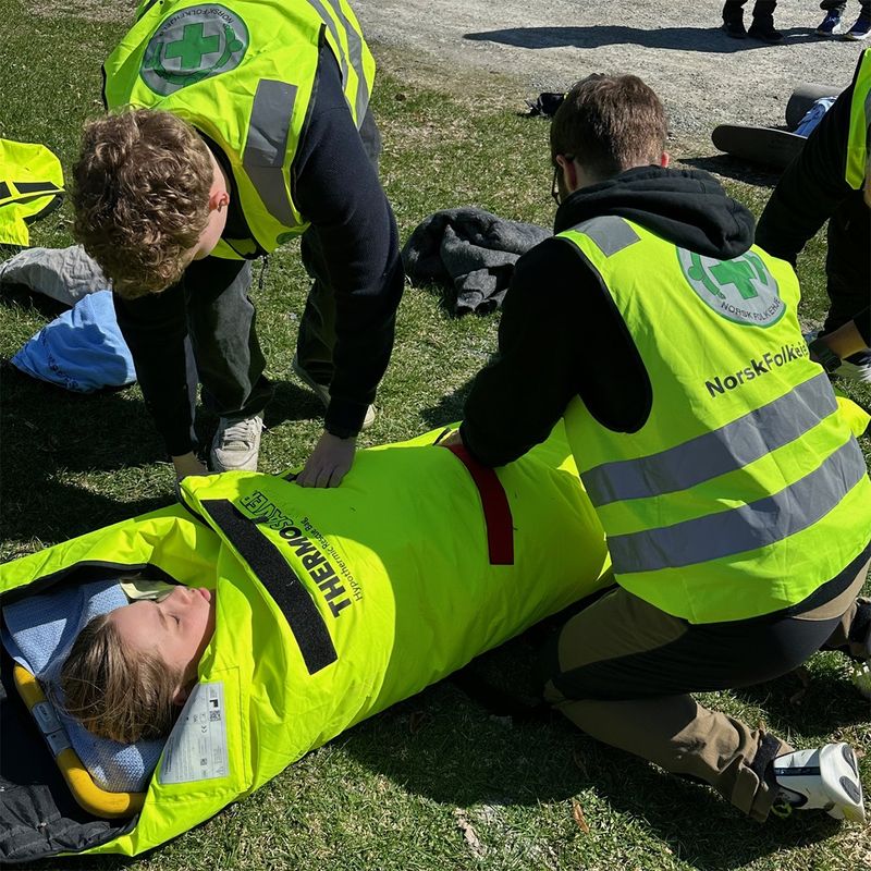 Thermosaver, Hypothermic Rescue Bag, High Wiz Gul