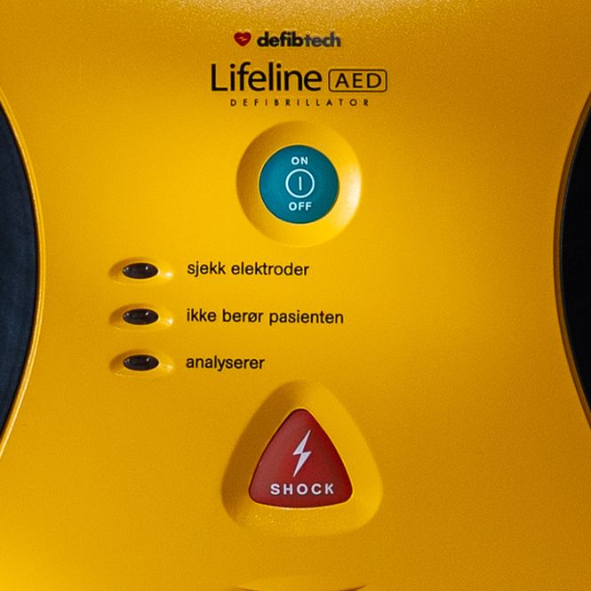 Hovedbilde Lifeline AED Hjertestarter - Norsk, med 7 års ...