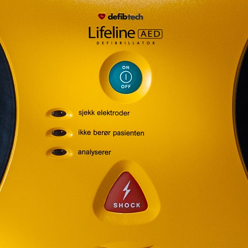 Lifeline AED Hjertestarter - Norsk, med 7 års batteri